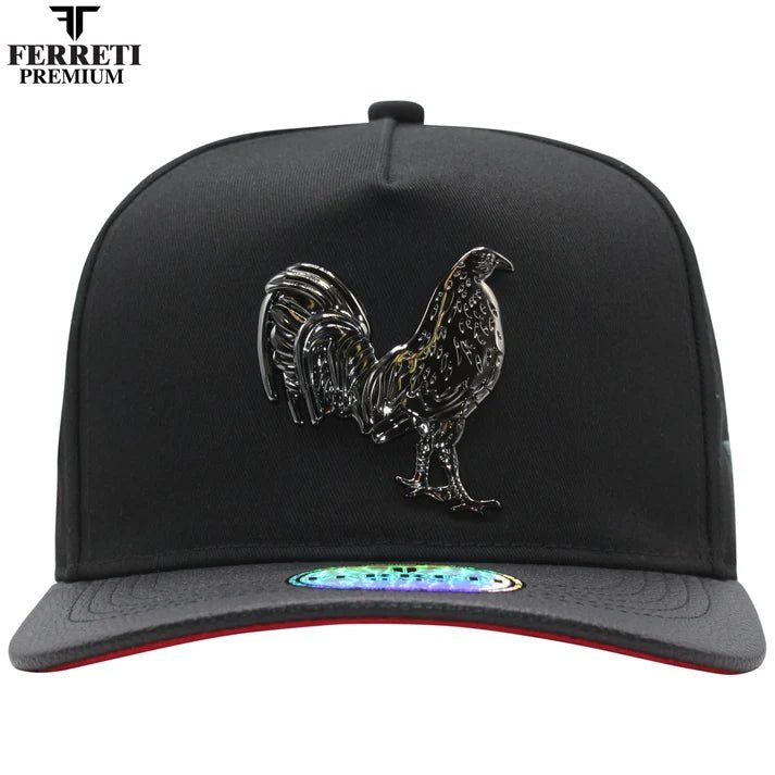 Ferreti Hats PREMIUM FT83 Mr. Gallo Cap - Black - OriginalWestern.com