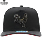 Ferreti Hats PREMIUM FT83 Mr. Gallo Cap - Black - OriginalWestern.com