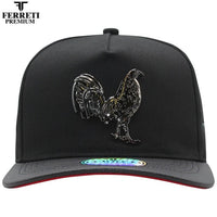 Ferreti Hats PREMIUM FT83 Mr. Gallo Cap - Black - OriginalWestern.com