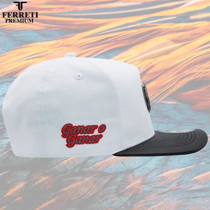 Ferreti Hats PREMIUM FT83 Mr. Gallo Cap - White - OriginalWestern.com