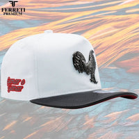 Ferreti Hats PREMIUM FT83 Mr. Gallo Cap - White - OriginalWestern.com