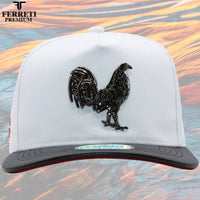 Ferreti Hats PREMIUM FT83 Mr. Gallo Cap - White - OriginalWestern.com