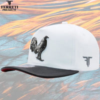 Ferreti Hats PREMIUM FT83 Mr. Gallo Cap - White - OriginalWestern.com