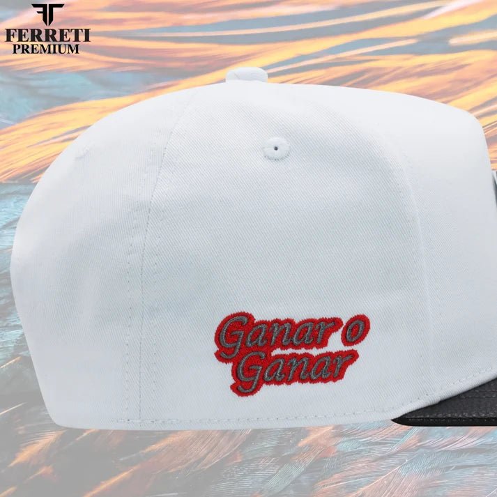 Ferreti Hats PREMIUM FT83 Mr. Gallo Cap - White - OriginalWestern.com