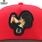 FERRETI HATS PREMIUM FT84 Rooster - Red - OriginalWestern.com