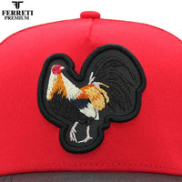 FERRETI HATS PREMIUM FT84 Rooster - Red - OriginalWestern.com