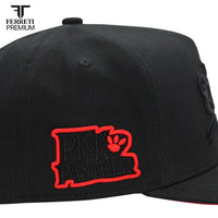 FERRETI PREMIUM FT50 Culiacan The Embroidered Panther- Black - OriginalWestern.com