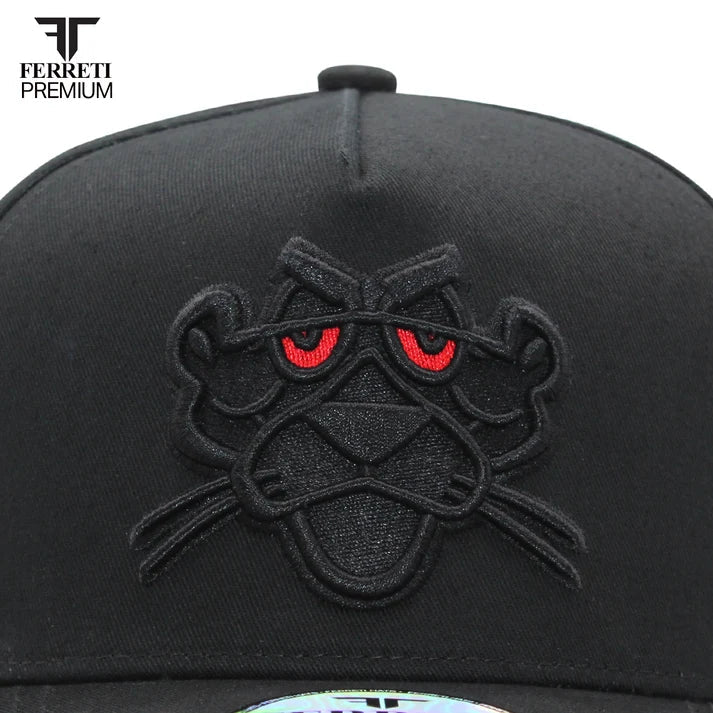 FERRETI PREMIUM FT50 Culiacan The Embroidered Panther- Black - OriginalWestern.com