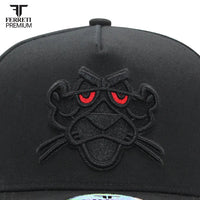 FERRETI PREMIUM FT50 Culiacan The Embroidered Panther- Black - OriginalWestern.com