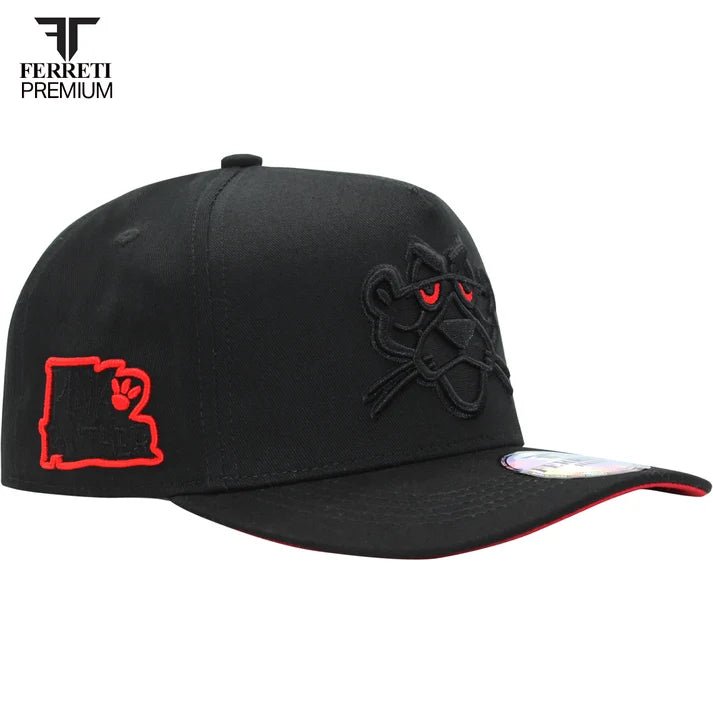 FERRETI PREMIUM FT50 Culiacan The Embroidered Panther- Black - OriginalWestern.com