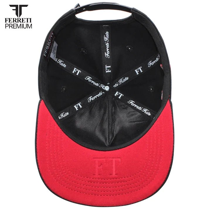 FERRETI PREMIUM FT50 Culiacan The Embroidered Panther- Black - OriginalWestern.com