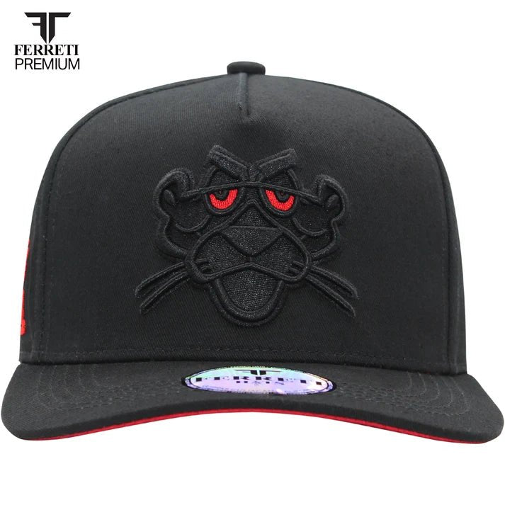 FERRETI PREMIUM FT50 Culiacan The Embroidered Panther- Black - OriginalWestern.com