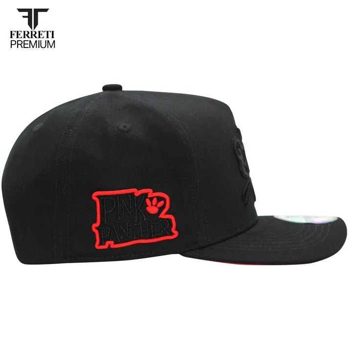FERRETI PREMIUM FT50 Culiacan The Embroidered Panther- Black - OriginalWestern.com
