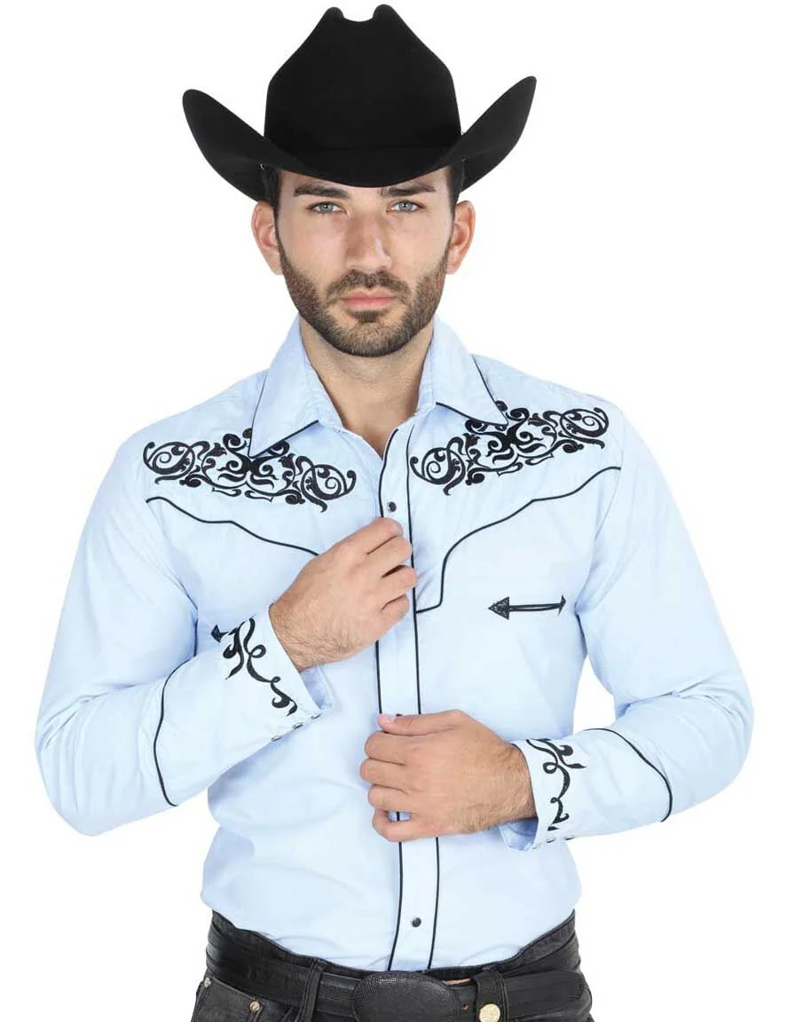 El General - Camisa Azul Vaquera 41207