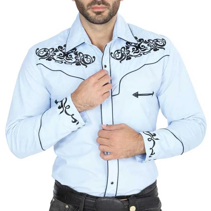 El General - Camisa Azul Vaquera 41207