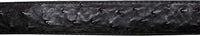 Genuine Exotic Full Quill Ostrich Skin Cowboy Belt with Removable Buckle - Black - OriginalWestern.com