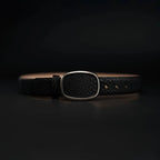 Genuine Exotic Python Snakeskin Western Belt with Removable Buckle - Black - OriginalWestern.com