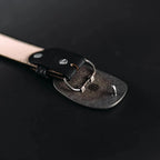Genuine Exotic Python Snakeskin Western Belt with Removable Buckle - Black - OriginalWestern.com