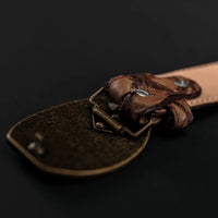 Genuine Pirarucu Monster Fish Skin Western Belt with Removable Buckle - Oryx - OriginalWestern.com