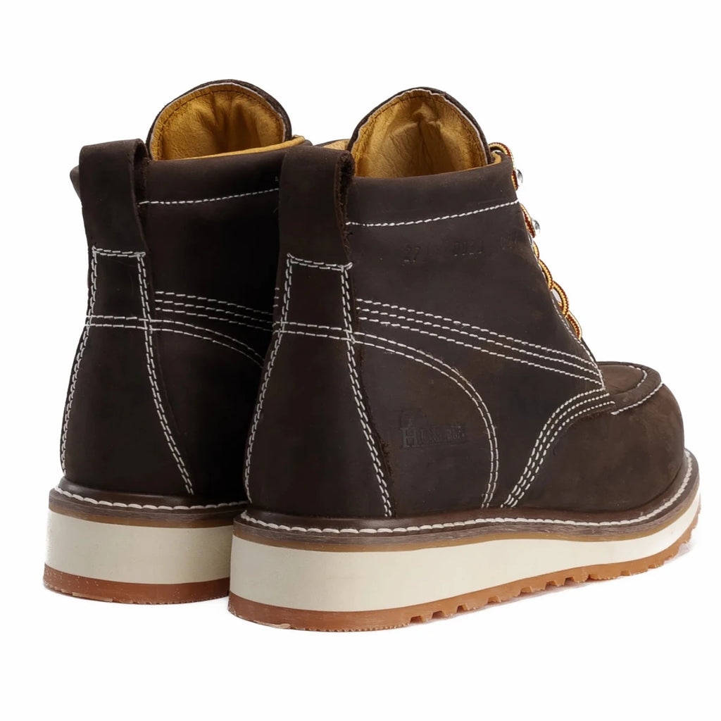 Grand Hunter 827 Moc Toe Work Boot–Brown - OriginalWestern.com