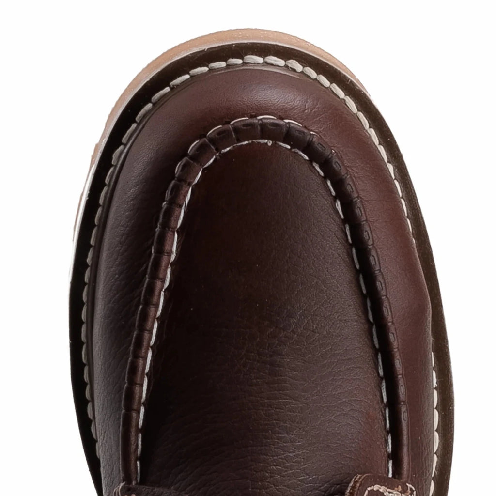 Grand Hunter 827 Moc Toe Work Boot–Brown - OriginalWestern.com