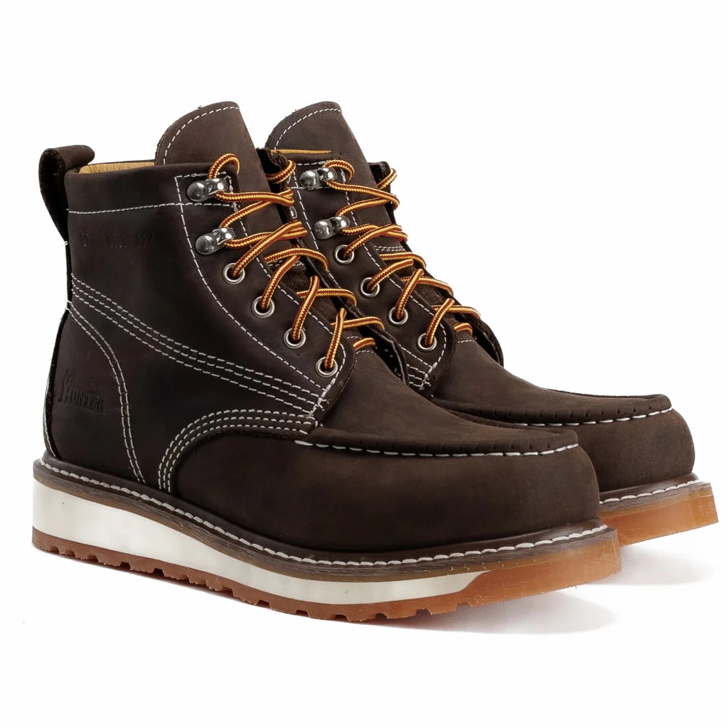 Grand Hunter 827 Moc Toe Work Boot–Brown - OriginalWestern.com