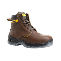 Guepardo Leather Air Bubble Heel Steel Toe Work Boot–Brown (Copia) - OriginalWestern.com
