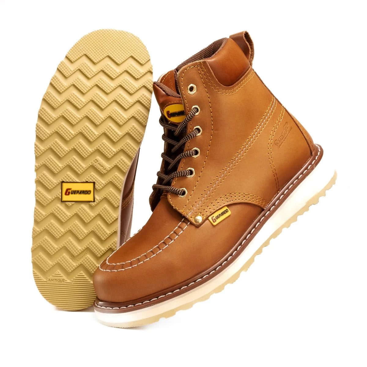 Guepardo NDP1943 Double Density Short Work Boot–Honey - OriginalWestern.com