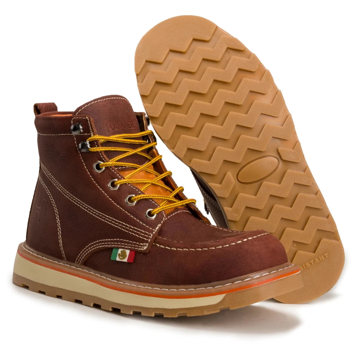 Hammer 6 Lightweight Leather Work Boot– Shedron - OriginalWestern.com