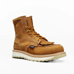 Hammer 8" Leather Men's HM814 Lace Up Work Boots - Mango - OriginalWestern.com