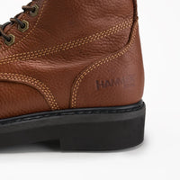 Hammer HM118 Comfort Zipper and Lacer Work Boot–Brown - OriginalWestern.com