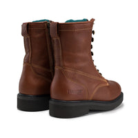 Hammer HM118 Comfort Zipper and Lacer Work Boot–Brown - OriginalWestern.com