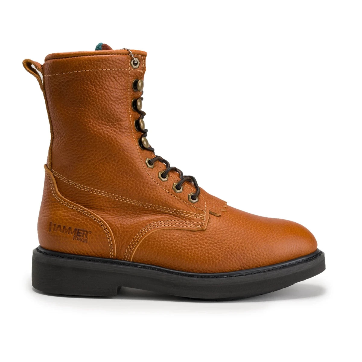 Hammer HM118 Comfort Zipper and Lacer Work Boot–Tan - OriginalWestern.com