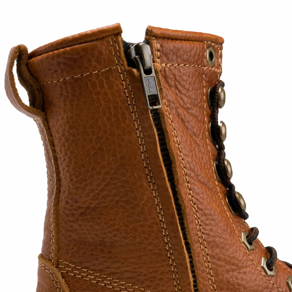 Hammer HM118 Comfort Zipper and Lacer Work Boot–Tan - OriginalWestern.com