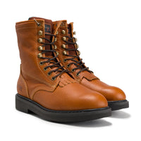 Hammer HM118 Comfort Zipper and Lacer Work Boot–Tan - OriginalWestern.com