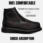 Hammer HM330 Dual Zipper Comfort Wellington Sole Work Boots–Black - OriginalWestern.com