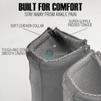 Hammer HM330 Dual Zipper Comfort Wellington Sole Work Boots–Black - OriginalWestern.com