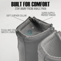 Hammer HM330 Dual Zipper Comfort Wellington Sole Work Boots–Black - OriginalWestern.com