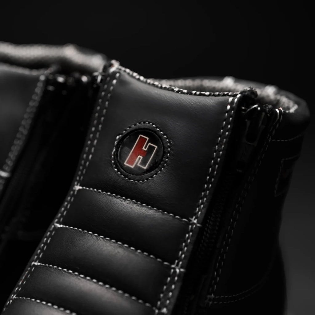 Hammer HM330 Dual Zipper Comfort Wellington Sole Work Boots–Black - OriginalWestern.com