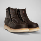 Hammer HM330 Dual Zipper Comfort Wellington Sole Work Boots–Brown - OriginalWestern.com