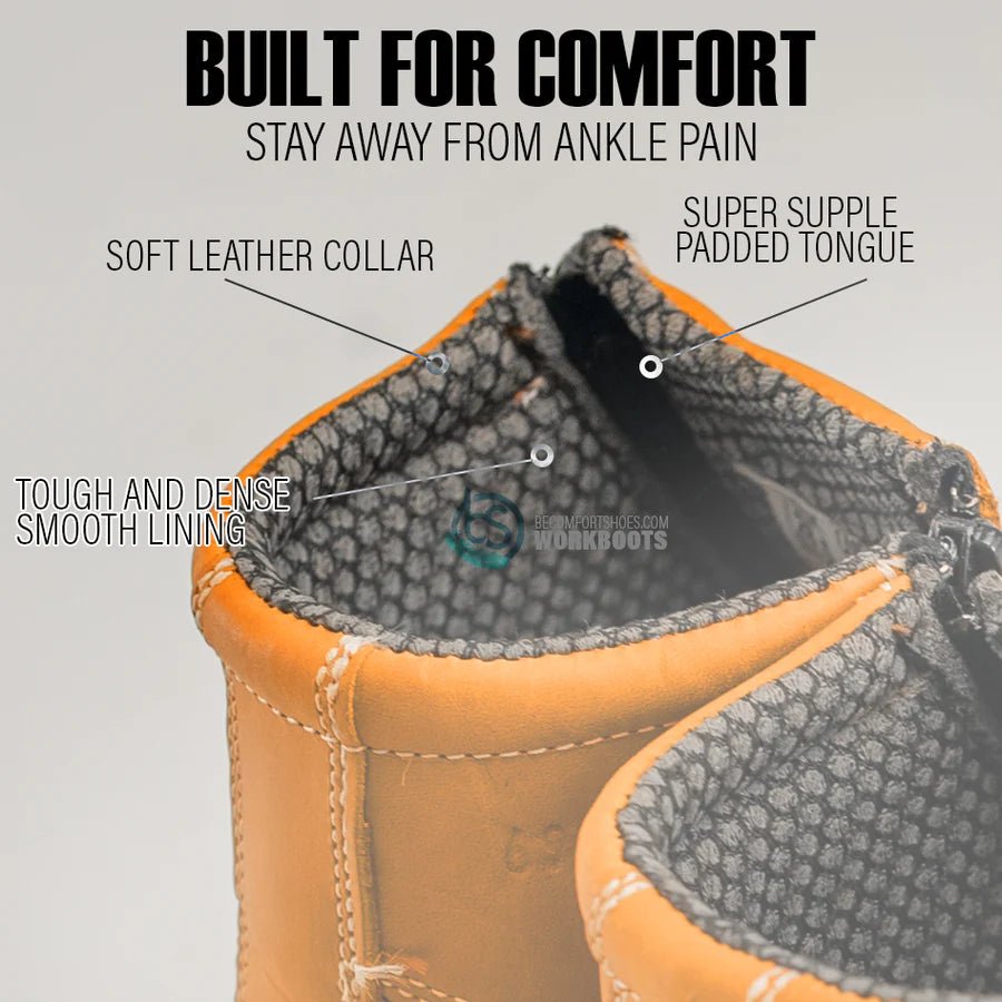 Hammer HM338 Dual Zipper Comfort Work Boots–Habanna - OriginalWestern.com