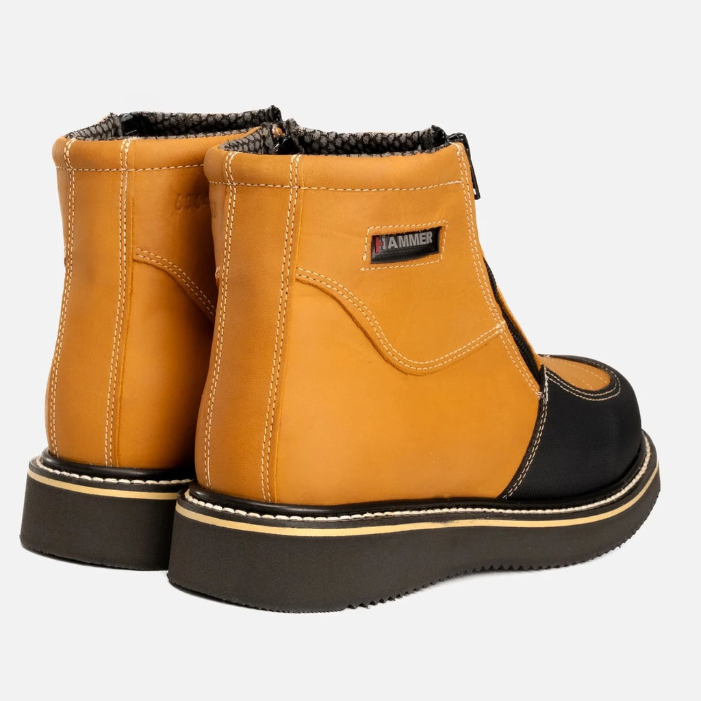Hammer HM338 Dual Zipper Comfort Work Boots–Habanna - OriginalWestern.com