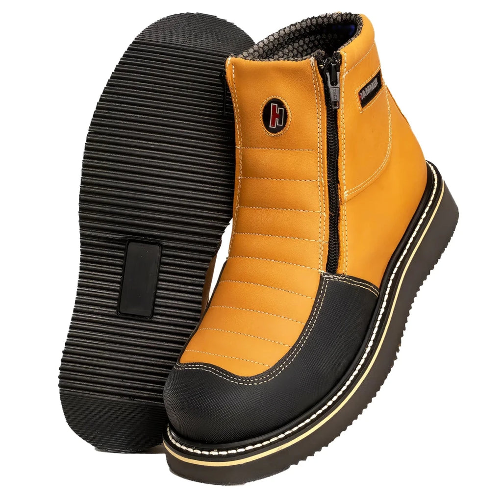 Hammer HM338 Dual Zipper Comfort Work Boots–Habanna - OriginalWestern.com