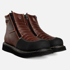 Hammer HM338 Dual Zipper Comfort Work Boots–Wine - OriginalWestern.com