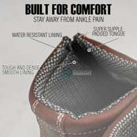 Hammer HM338 Dual Zipper Comfort Work Boots–Wine - OriginalWestern.com