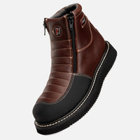 Hammer HM338 Dual Zipper Comfort Work Boots–Wine - OriginalWestern.com