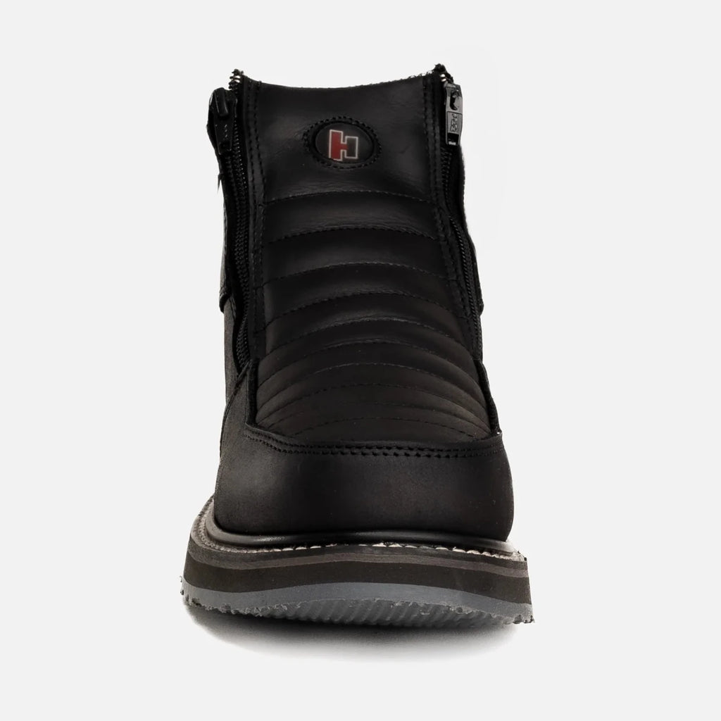 Hammer HM339 Double Zipper Comfort Work Boots–Black - OriginalWestern.com