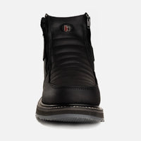 Hammer HM339 Double Zipper Comfort Work Boots–Black - OriginalWestern.com