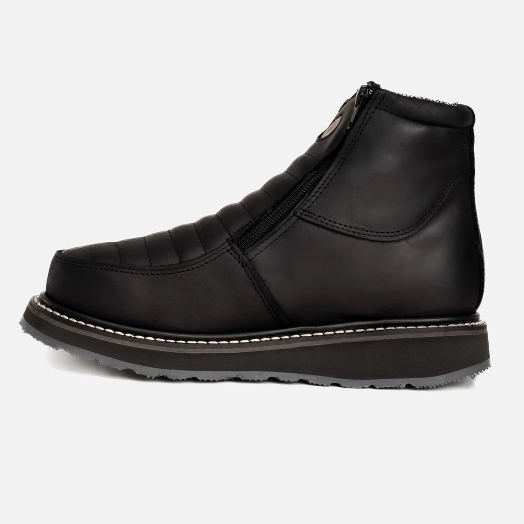 Hammer HM339 Double Zipper Comfort Work Boots–Black - OriginalWestern.com