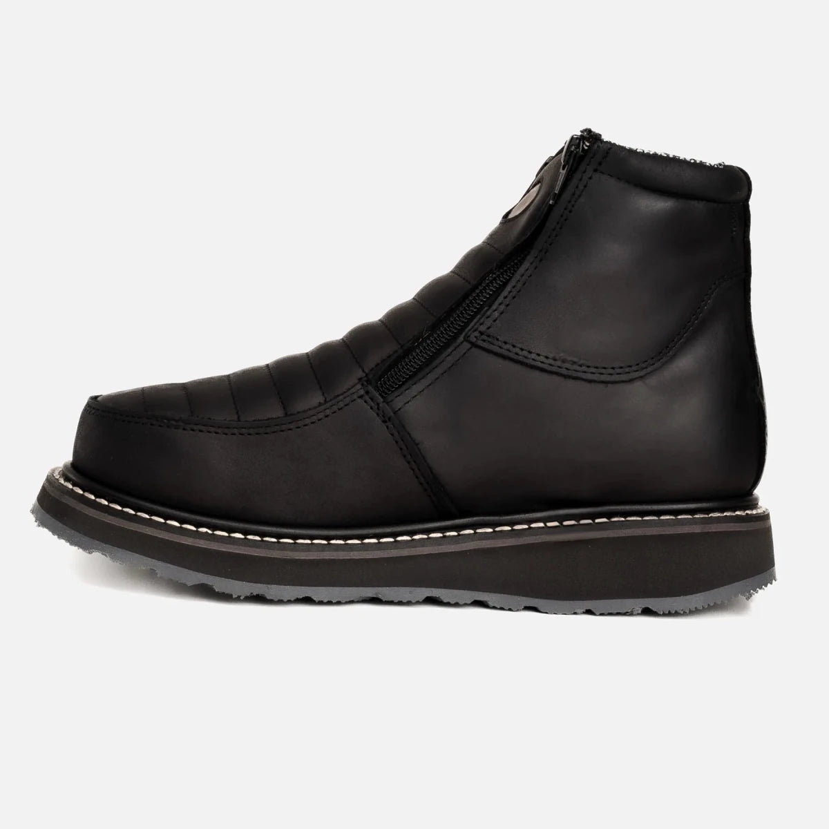Hammer HM339 Double Zipper Comfort Work Boots–Black - OriginalWestern.com
